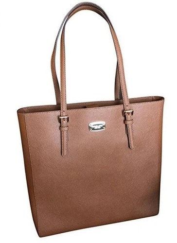 Nuevo Michael Kors Mujer Jet Set Cuero Saffiano Grande NS Bolso Equipaje - Imagen 3 de 4