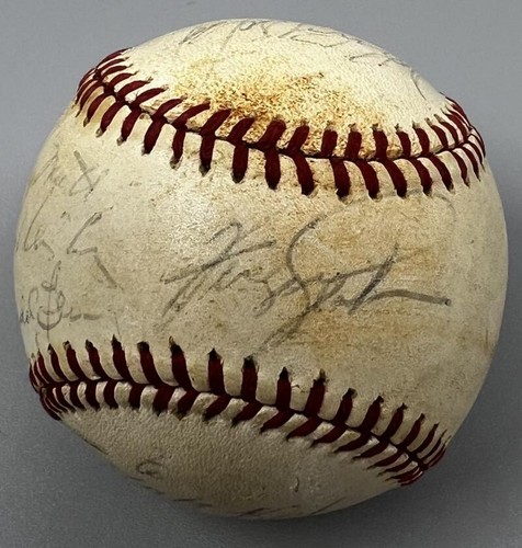 Julio Franco Petralli Jenkins Harrah Autographed Signed Baseball JSA Authentic - Picture 4 of 5