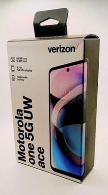 Motorola One 5g UW Ace 6.7 in Full HD 48MP Verizon Prepaid Phone