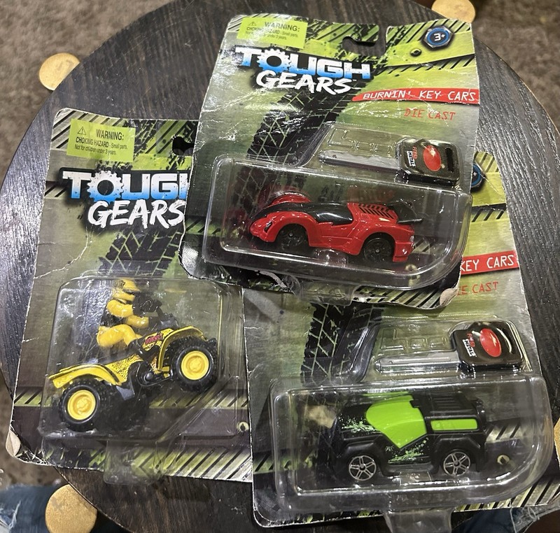 Tough Gears Burning Key Cars Lot Of 3