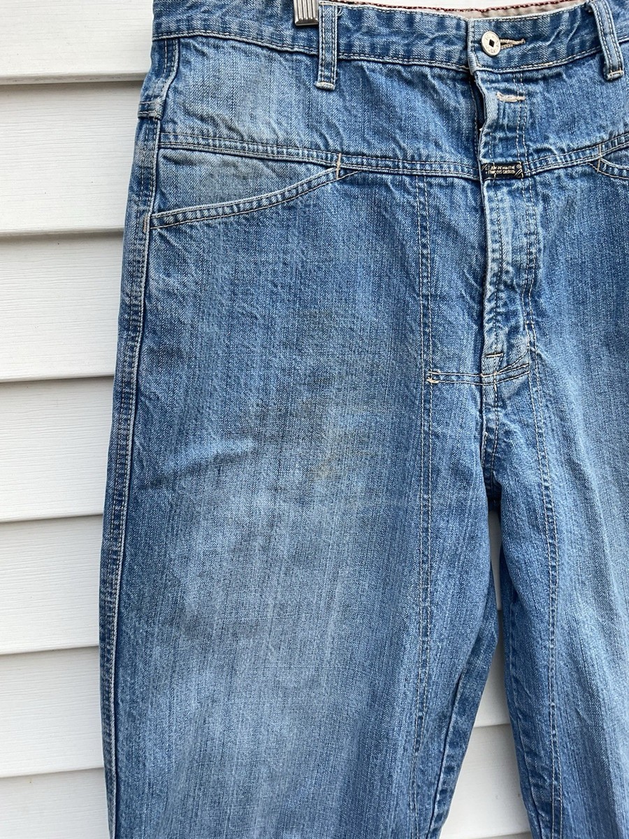 Vintage Marithe Francois Girbaud Jeans Mens 34M Wide Leg Y2K 90s