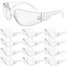 10 Pack Industrial Safety Glasses Goggles UV Protection Anti Fog Anti Scratch