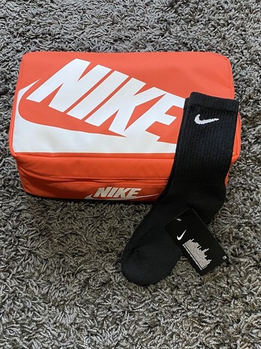 Nike Everyday Black Crew Cushioned Cotton Socks Small Junior Children Woman Kids - Picture 2 of 5