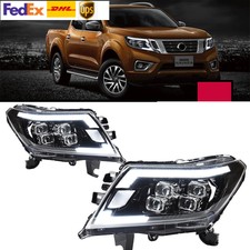 Faros LED para Nissan NAVARA NP300 2014-2021 DRL luz delantera de giro secuencial