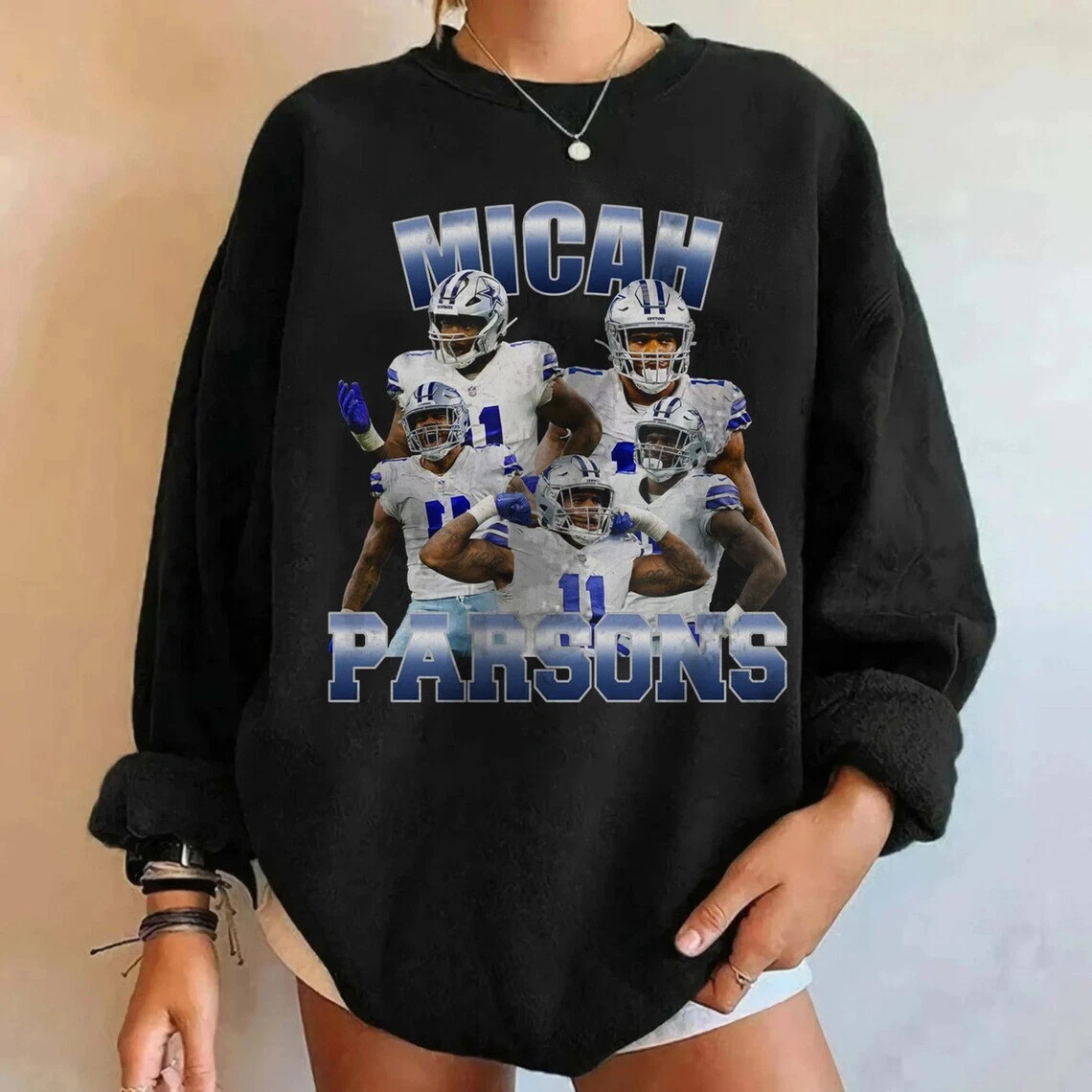 Micah Parsons Vintage Vintage 90s Style Sweatshirt Unisex Gift For Fan All  Size