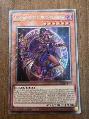 Yu-Gi-Oh! RA04-DE023 Auszubildende Illusionsmagierin Plat SecR NM 1s