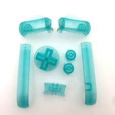 GBA Luminous / Glow Clear Green A B / L R D-Pad Buttons kits Game Boy Advance
