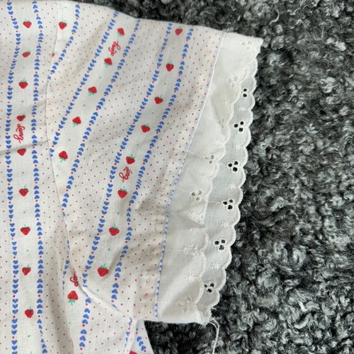 Vtg Lanz Of Salzburg Women's Nightgown Cotton Strawberry Vine Grannycore M - Picture 5 of 15