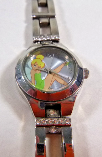 Disney Tinkerbell-Womens Watch-Stainless Steel-Link Band-Collectible - Picture 3 of 6