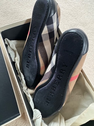 Burberry House Check Bridle Avonwick Ballerina Flats UK 4/ EUR 37 with box - Picture 3 of 7
