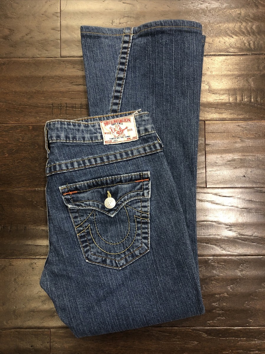 True Religion Jeans Joey Big T Twisted Flare Denim Women's