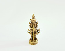 Statua gigante oro tempio Thailandia guardiano buddista Wessuwan decorazione scrivania piccola 1"