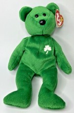 1997 Ty Beanie Baby "Erin" Retired Shamrock Bear BB21