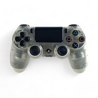 PS4 Original Wireless DualShock 4 Pad #Custom weißtransp. V1 [Sony] Top Zustand