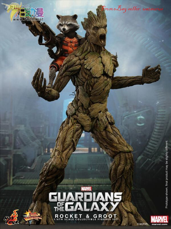 Hot toys ホットトイズ I AM GROOT フィギュア　(値段交渉可) 新品未開封 国内正規品】ホットトイズ グルート（DX版）I am