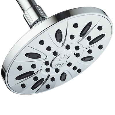 #ad AquaDance® High Pressure 6 Inch Luxury Spa Rain Shower Head Anti Clog Nozzles $20.99