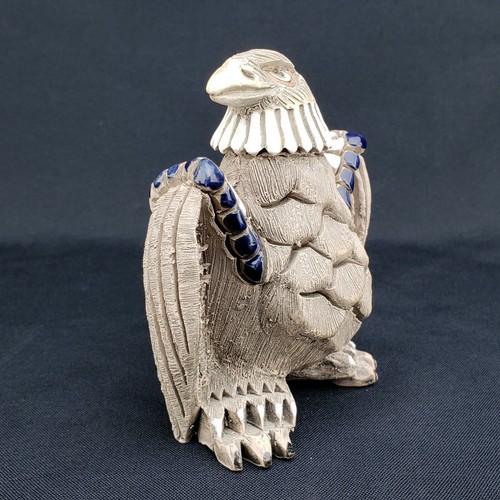 Artesania Rinconada Eagle 40 Ceramic Glaze Figurine Uruguay - Picture 2 of 12