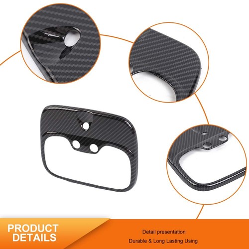Front Reading Light Switch Cover For Jeep Patriot Compass 2011-2016 Carbon Fiber - Foto 6 di 11