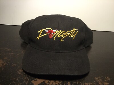 Chicago Bulls 'Dynasty' Hat Cap Snapback MGD Game Giveaway SGA Vintage 1990s