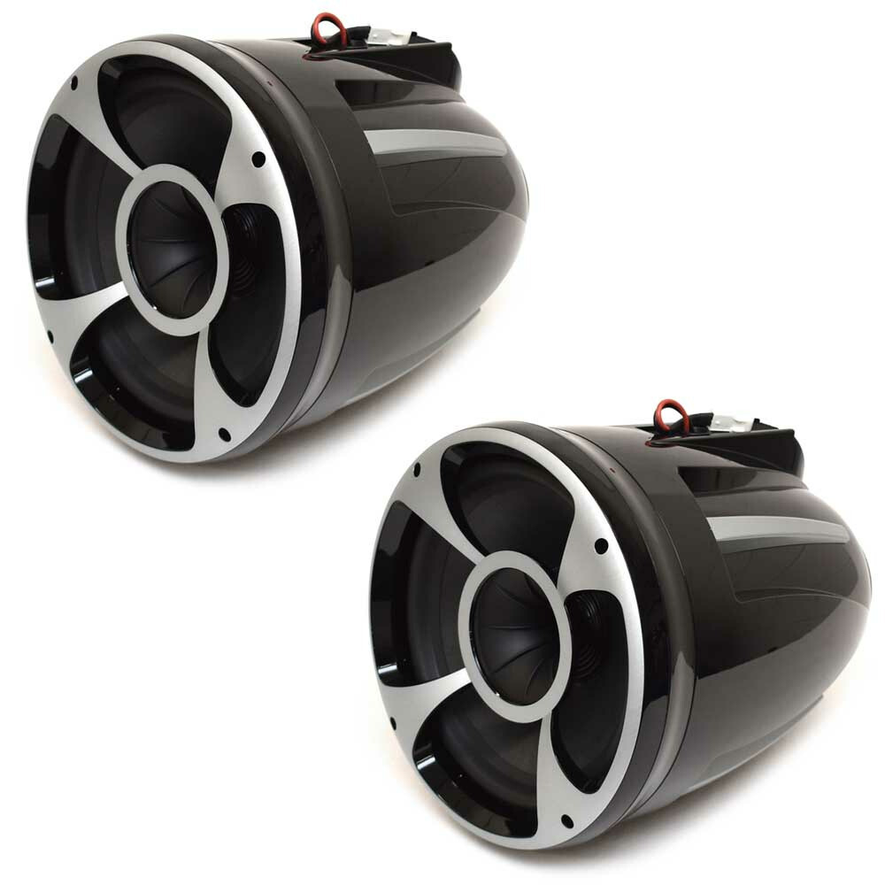 Malibu Boat Tower Speakers 6352065-BLK | Wet Sounds REV10