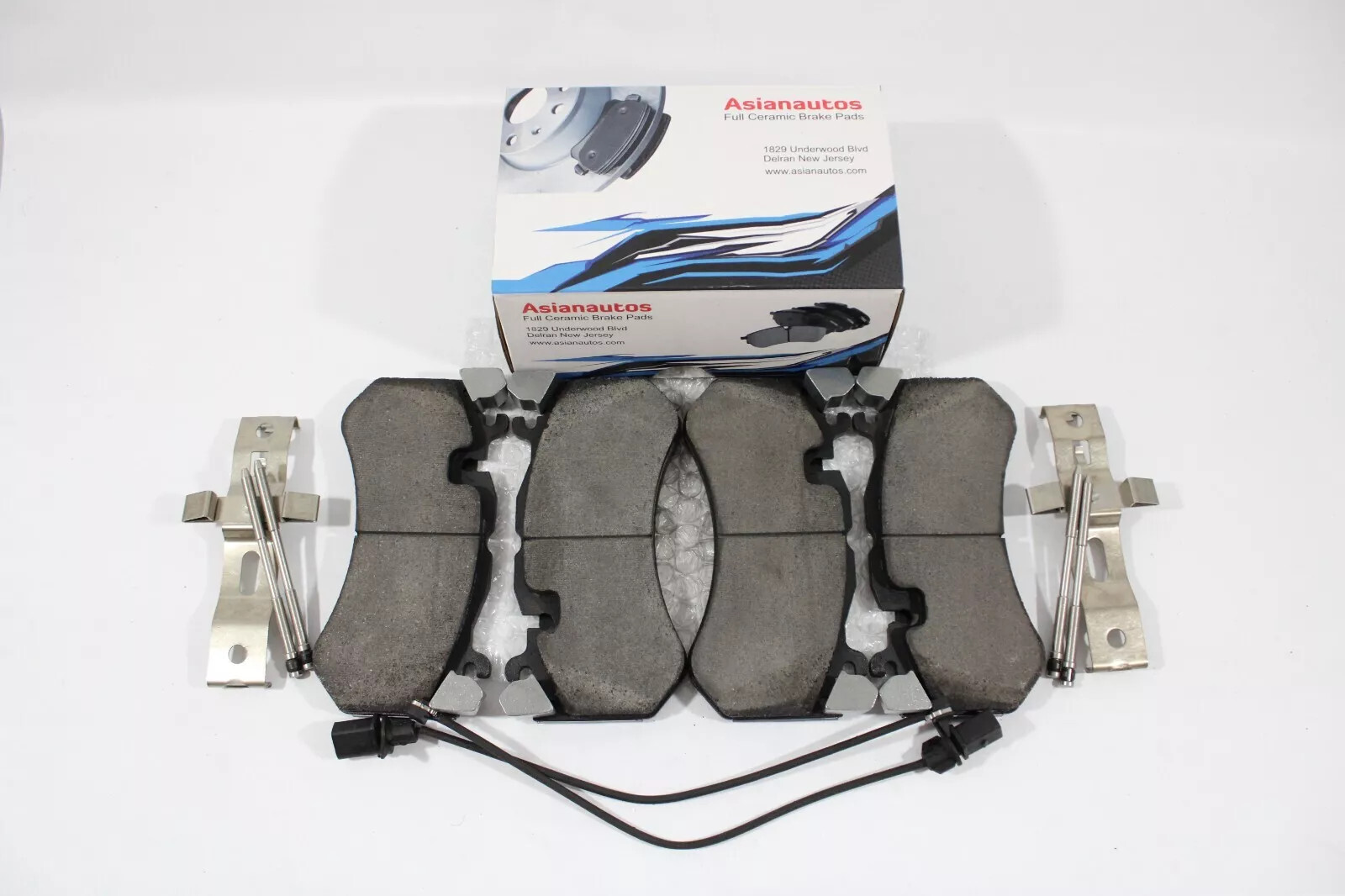 Asianautos Front Brake Pads With Hardware For Mercedes Benz SLS AMG 11-15