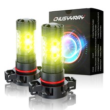 2pcs Golden Yellow 5202 Led Fog Light Bulbs 80w For Gmc Yukon Xl 2500 2007-2013