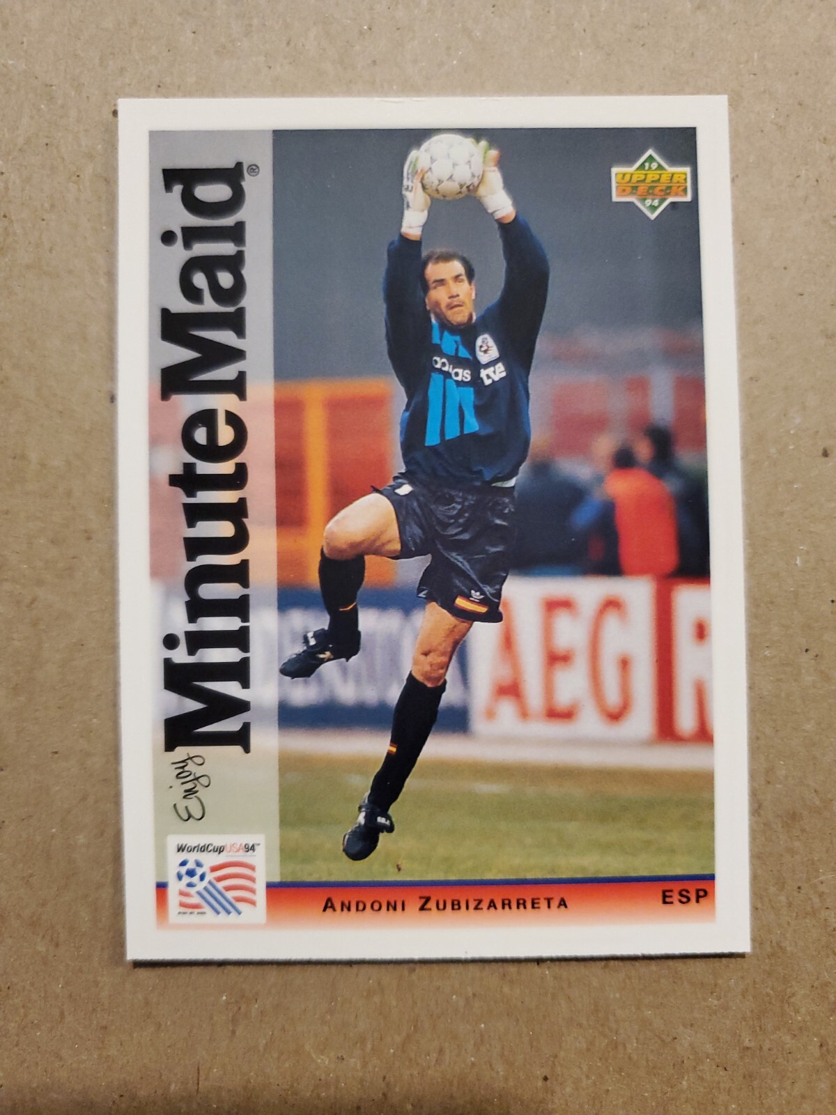 1994 Upper Deck World Cup Minute Maid Andoni Zubizarreta #11