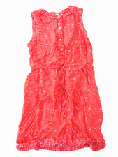 GAP 100% Rayon Pink Red White Floral Sleeveless Pocket Sheath Tank Sun Dress S