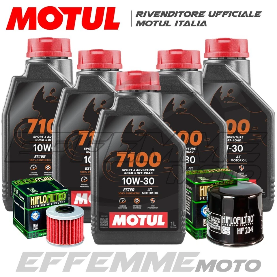 MOTUL Tagliando HONDA Africa Twin 1000 DCT Abs 2016-2019 (5 7100 10W30+ Filtri olio)