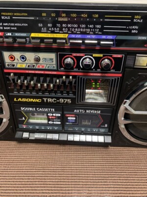LASONIC[ラソニック] TRC-975 ラジカセ Vintage LASONIC TRC-975 Boombox Stereo Radio Cassette Player