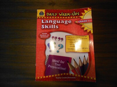 Language Skills Daily Warm-Ups Grade 1 workbooks classroom 