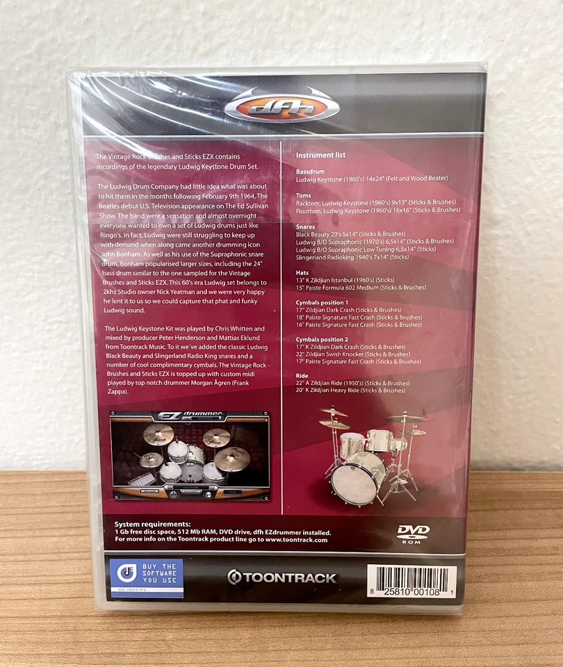 Toontrack EZX Vintage Rock - New Sealed - Image 2 of 4
