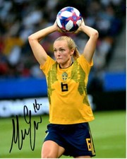 Sweden Magdalena Erikson Autographed Signed 8x10 Photo COA #3
