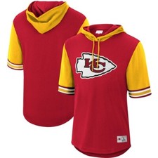 New Mitchell  Ness NFL Kansas City Chiefs Buzzer Beater Mesh S/S Hoody.