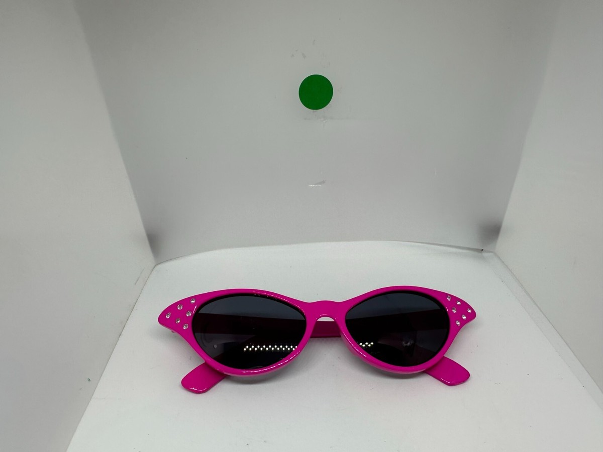 Costume Glasses Cat Eye Glasses With Rhinestones 80's Rhinestone