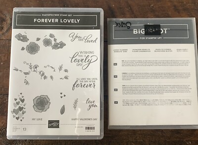 Stampin Up FOREVER LOVELY Photopolymer Stamp Set & LOVELY FLOWERS ...