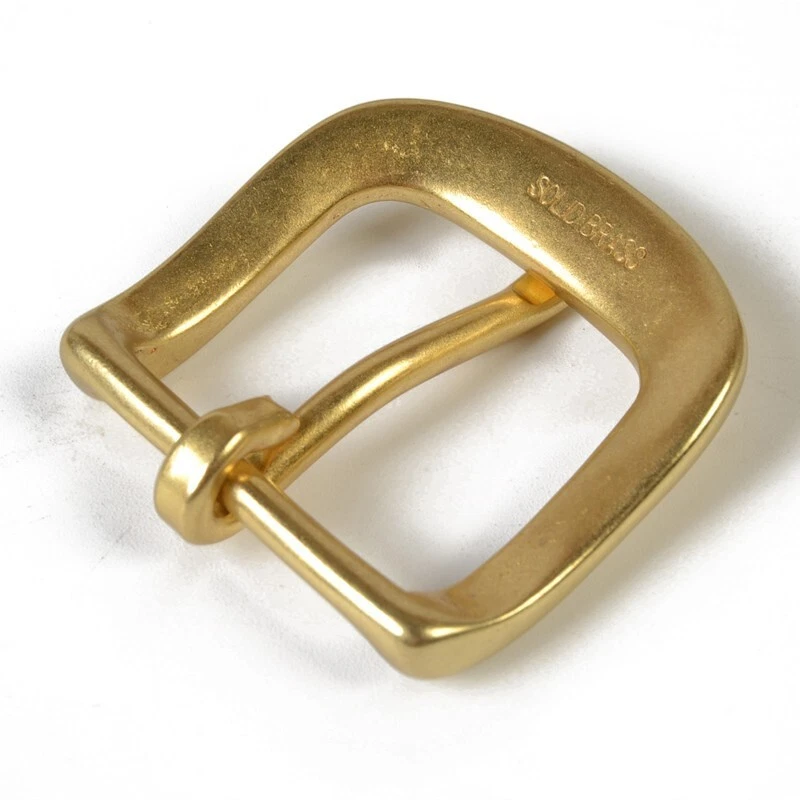 Hebillas de cinturón de latón macizo pasador de lengua hebilla de cinturón se adapta a cinturón de 28 mm de ancho regalo Foto 3 de 4