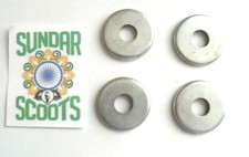 LAMBRETTA. GP LI, SX AND TV  FORK LINK  CUP WASHERS.  ZINC PLATED