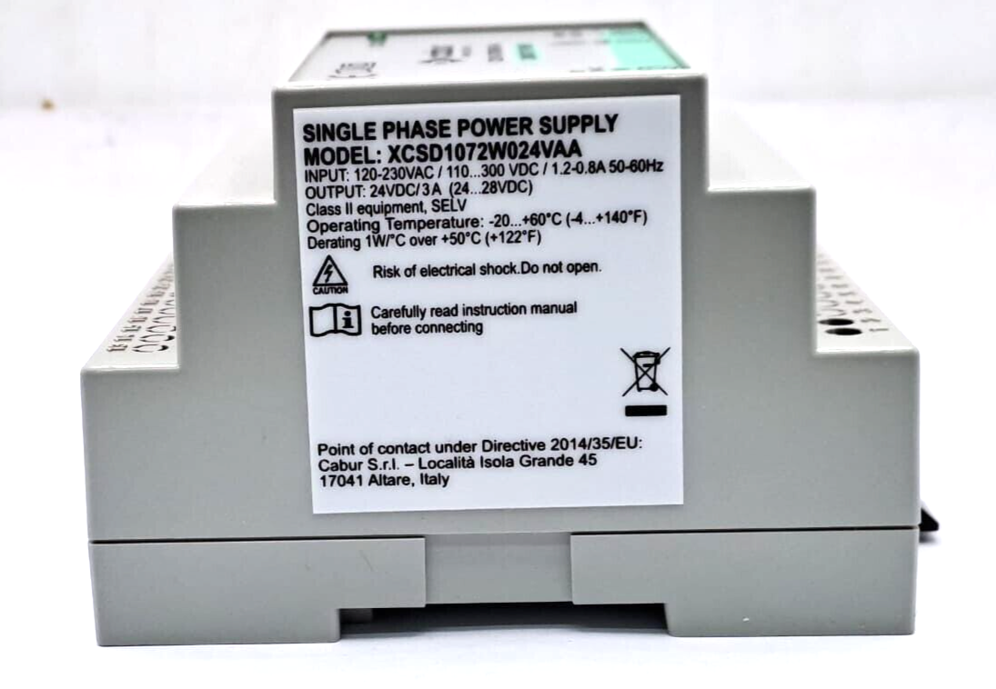 XCSD1072W024VAA [CSD1-072W/024V/AA] CABUR