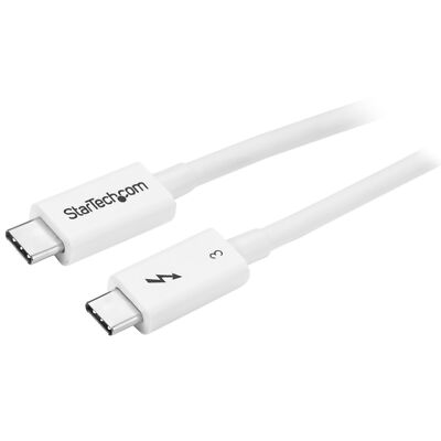 StarTech Thunderbolt 3 Cable - 40Gbps - 0.5m - Thunderbolt, USB, and DisplayPort