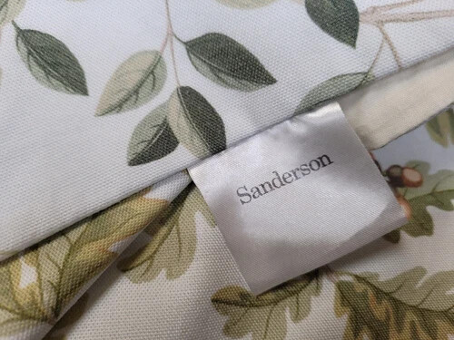 Sanderson Sycamore & Oak W167 x Drop 182cm Pair Lined Eyelet Curtains RRP £130 - Picture 9 of 13