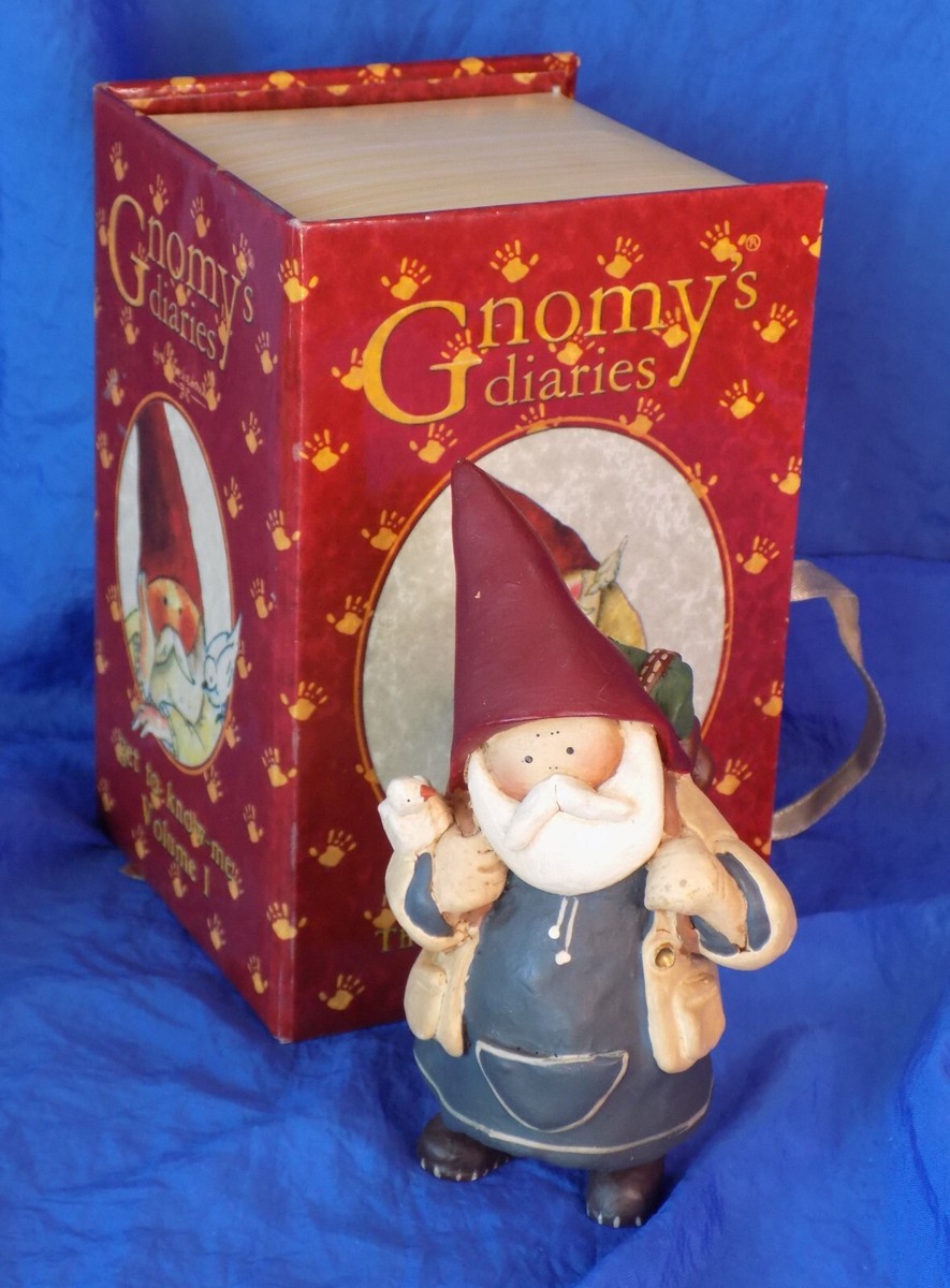 Gnomy's Diaries The Legend of Gnomy Hiking Figure w/ Bird in Box