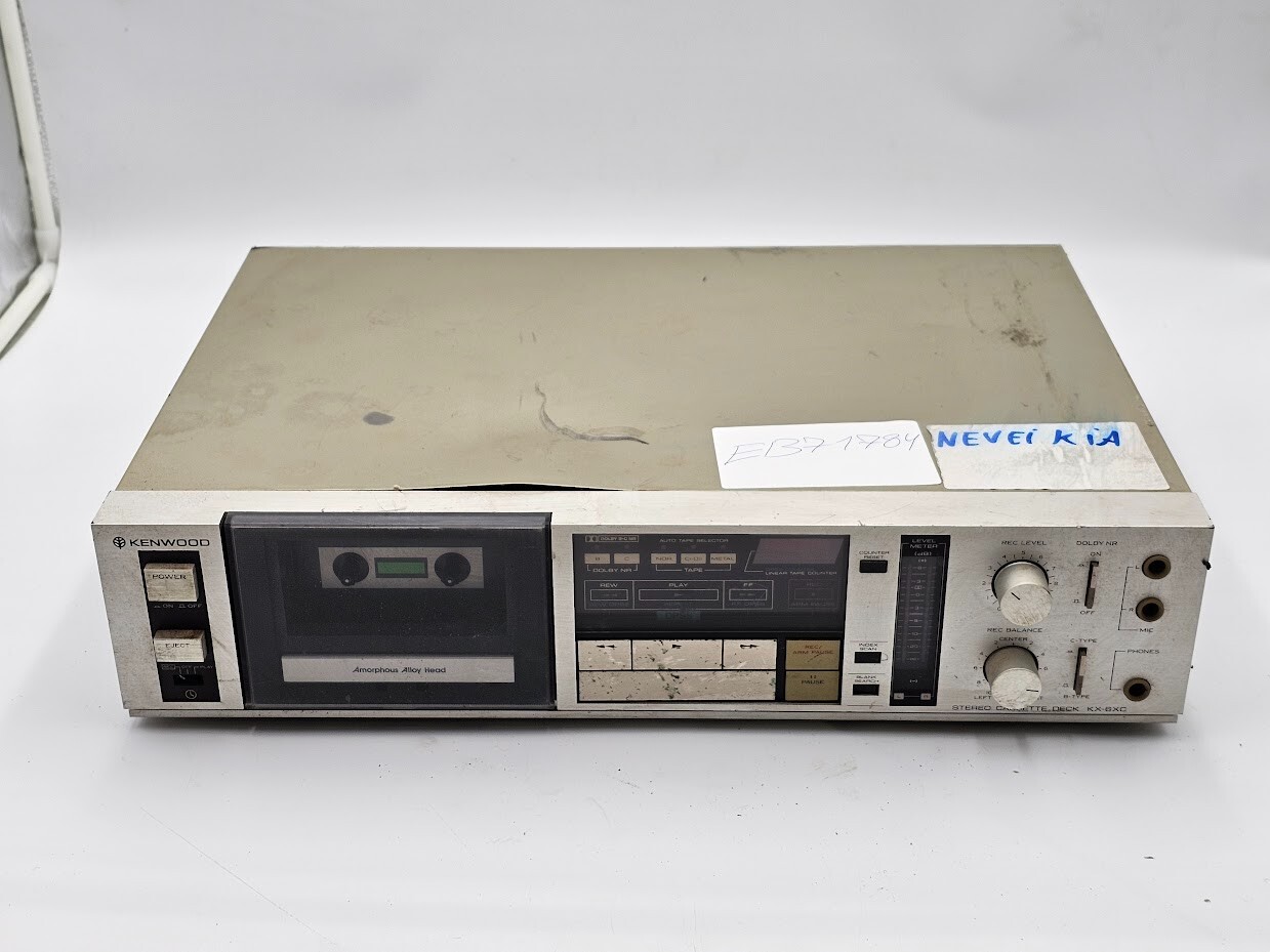 KenwoodKX-6XCStereoCassetteDeck–NotWorking,ForPartsorRepair