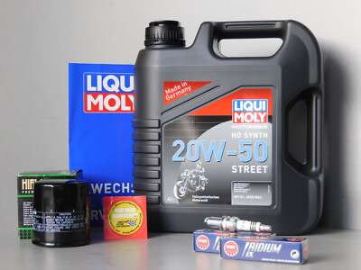 Wartungs Set Buell XB9 Öl Ölfilter Zündkerze Inspektion Service 