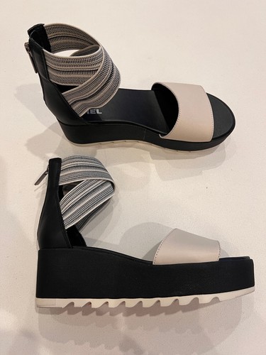 NWOB Sorel Cameron Platform Ankle Strap Sandals Women's Size 8