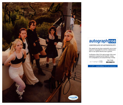 * THE LAST DINNER PARTY * signed 8x10 photo * ABIGAIL, LIZZIE & GEORGIA * ACOA