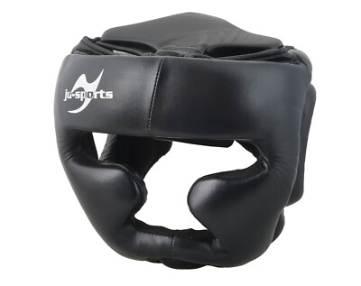 Kopfschutz Chin Rindsleder, Ju Sports Kampfsport, Boxen, Kickboxen, Muay Thai