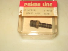 NEW Universal 1/4" NPT x 5/16" Brass Hose Fitting, Prime Line # 19-8055