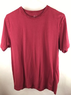 J Crew Broken In Mens T Shirt Size L Maroon | eBay