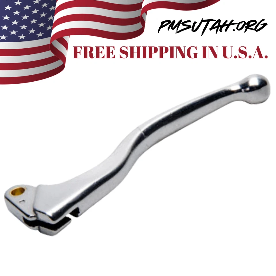 Motion Pro Clutch Lever 1983–2006 Kawasaki KDX200 KDX 200 Polished Silver - Image 2 of 3